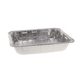 Food Trays, Containers, and Lids | Pactiv Corp. Y6132H 11.8 in.x 9.4 in. 2.6 in. Half-Size Deep Aluminum Steam Table Pan (100/Carton) image number 0