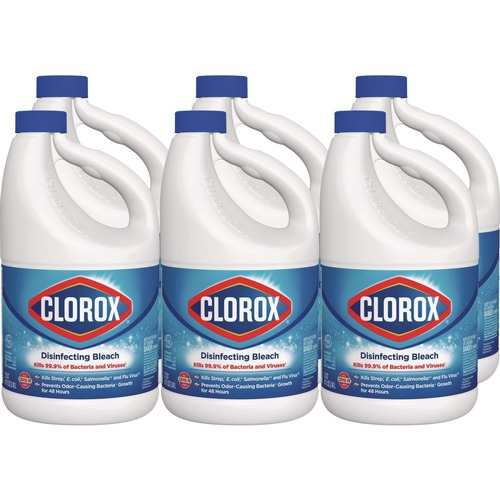 Office Jansan | Clorox CLO32263 81 oz. Bottle Concentrated Regular Disinfecting Bleach (6/Carton) image number 0