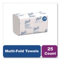 Cleaning Cloths | Scott 45957 9.4 in. x 12.4 in. 1-Ply Essential Low Wet Strength Multi-Fold Towels - White (25 Packs/Carton) image number 3