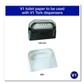 Office Jansan | Tork TC0020 14.5 in. x 17 in. Half-Fold Paper Toilet Seat Cover - White (250/Pack, 20 Packs/Carton) image number 4