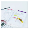Office Jansan | Avery 07742 HI-LITER Desk-Style Chisel Tip Highlighters - Yellow Ink/Black Barrel (1-Dozen) image number 7