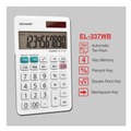 Cleaning & Janitorial Supplies | Sharp EL-377WB 10-Digit LCD Large Pocket Calculator image number 1