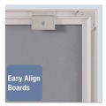 Office Jansan | Quartet M2316 Matrix 23 in. x 16 in. Magnetic Boards - White/Silver image number 4