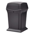 Trash Cans | Rubbermaid Commercial FG917188BLA Ranger 45-Gallon Fire-Safe Structural Foam Container - Black image number 0