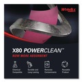Office Jansan | WypAll 41055 12.4 in. x 12.2 in. Power Clean Jumbo Roll X80 Heavy Duty Cloths - Red (1/Carton) image number 8