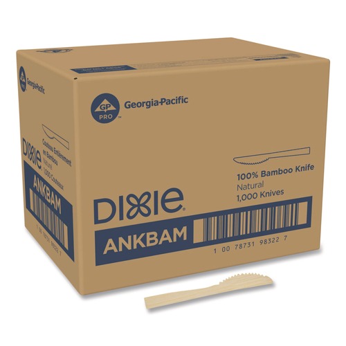 Labor Day Sale! Save $30 off $199! | Dixie ANKBAM Mediumweight Bamboo Paper Knife - Light Golden (1000/Carton) image number 0