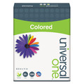 Universal UNV11202 8.5 in. x 11 in. 20 lbs. Deluxe Colored Paper - Blue (500/Ream) image number 1