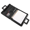 Mothers Day Sale! Save an Extra 10% off your order | Universal UNV25650 14.5 in. x 2.5 in. x 11.5 in. Vinyl Zip-Around Padfolio - Black image number 1