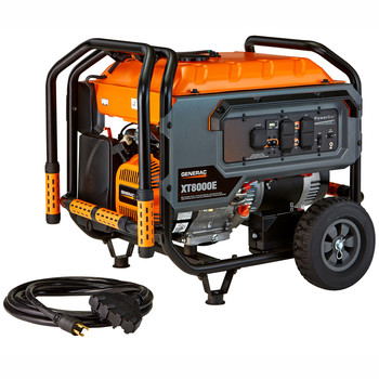 Factory Reconditioned Generac XT8000 XT Series 8,000 Watt Electric-Manual Start Portable Generator