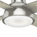 Ceiling Fans | Casablanca 59433 54 in. Levitt Brushed Nickel Ceiling Fan with LED Light Kit and Wall Control image number 5