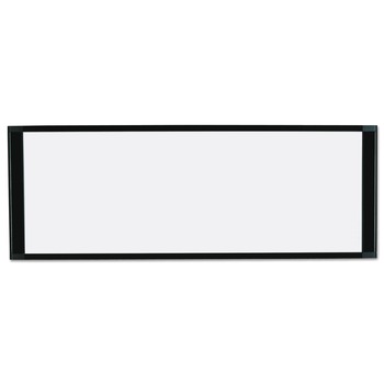 MasterVision 36 in. x 18 in. Cubicle Workstation Dry Erase Board - White Surface/Black Aluminum Frame