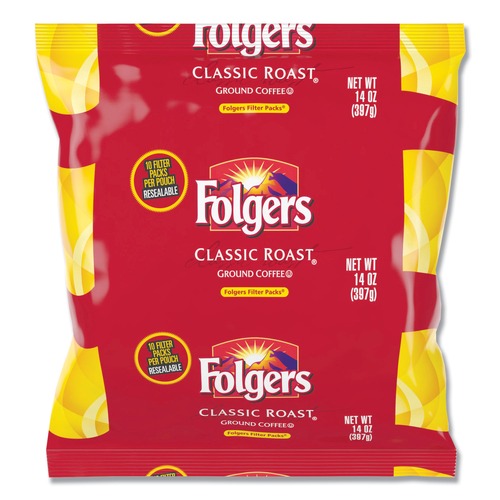 | Folgers 2550010117 1.4 oz. Classic Roast Coffee Filter Packs (40/Carton) image number 0