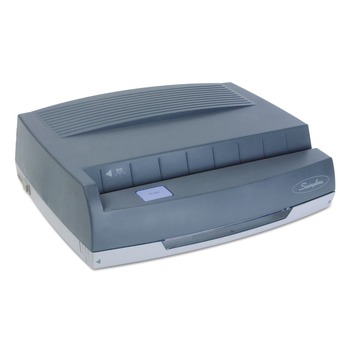 Swingline 9800350A 350MD 50-Sheet Electric Three 9/32 in. Hole Punch - Gray