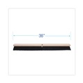 Brooms | Boardwalk BWK20636 3 in. Polypropylene Bristles 36 in. Brush Floor Brush Head - Black image number 1