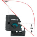 Rotary Lasers | Makita SK103PZ Self-Leveling Combination Cross-Line/Point Laser image number 6