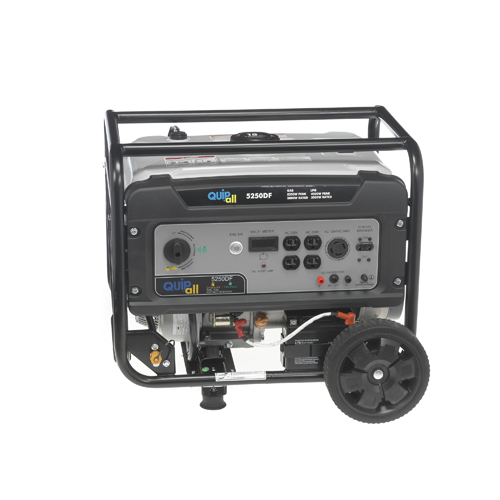 Quipall Dual Fuel Gas Portable Generator with Electric Start