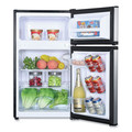 Avanti RA31B3S Counter-Height 3.1 cu.-ft. Two-Door Refrigerator/Freezer - Black/Stainless Steel image number 1
