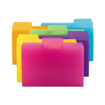 Smead SuperTab 0.75 in. Expansion Top Tab Letter Size File Folders (18/Pack)