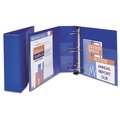 Office Jansan | Avery 79884 3 Locking One Touch EZD Rings 4 in. Capacity 11 in. x 8.5 in. Heavy-Duty Non-View Binder with DuraHinge - Blue image number 1