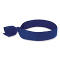 Cooling Gear | Ergodyne 12307 Chill-Its 6700 One Size Fits Most Cooling Bandana Polymer Tie Headband - Solid Blue image number 0