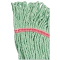Mothers Day Sale! Save an Extra 10% off your order | Boardwalk BWK503GNEA 5 in. Super Loop Cotton/Synthetic Fiber Wet Mop Head - Large, Green image number 2
