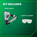 New Year New Savings! Save $25 off $150 | Metabo HPT NR38AKM 36-Degree 1-1/2 in. Strap-Tite Fastening System Metal Connector Strip Nailer image number 1