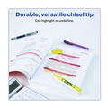 Office Jansan | Avery 23591 HI-LITER Pen-Style Chisel Tip Highlighters - Fluorescent Yellow Ink/Black Barrel (1-Dozen) image number 5