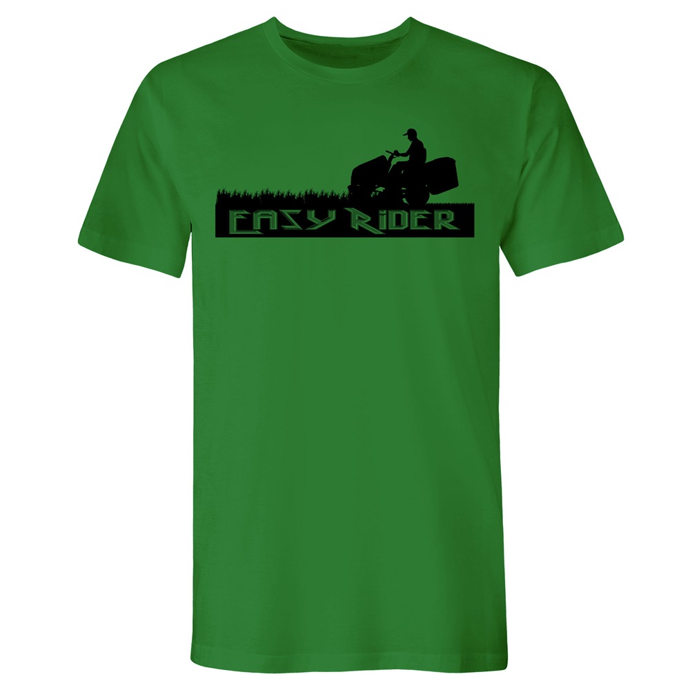 Shirts | Buzz Saw PR123504L "Easy Rider" Premium Cotton Tee Shirt - Large, Green image number 0
