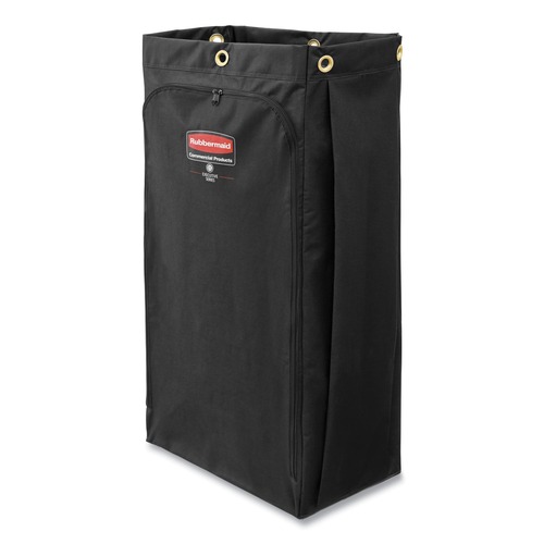  | Rubbermaid Commercial 1966888 17.5 in. x 33 in. 30 gal. Executive Canvas Bag - Black image number 0