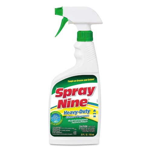 Spray Nine 26825 12/Carton 22 oz. Trigger Spray Bottle, Citrus Scent, Heavy Duty Cleaner/Degreaser/Disinfectant image number 0