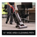 Cleaning & Janitorial Supplies | Sanitaire SC5815E SC5815D 15 in. Cleaning Path FORCE QuietClean Upright Vacuum - Red image number 4
