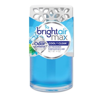 BRIGHT Air 4 oz. Max Scented Oil Air Freshener - Cool and Clean (6/Carton)