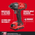 Impact Drivers | Factory Reconditioned Craftsman CMCF800C1R V20 Brushed Lithium-Ion 1/4 in. Cordless Impact Driver Kit (1.5 Ah) image number 4