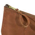 Cases and Bags | Klein Tools 5139L 12-1/2 in. Top-Grain Leather Zipper Bag - Brown image number 4