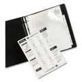 Office Jansan | Avery 11221 11.13 x 9.25 Insertable Single-Sided Copper Edge Reinforcing Big Tab Dividers - White/Clear Tabs (5-Pieces/Set) image number 1