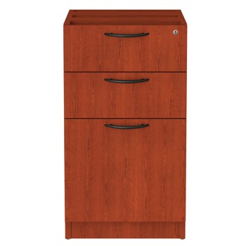 Alera ALEVA532822MC Valencia Series 15.63 in. x 20.5 in. x 28.5 in. Box/File Full Pedestal - Mahogany