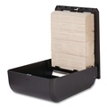 Bulk Savings Pricing 2 | Georgia Pacific Professional 56650A 12.3 in. x 6 in. x 15.5 in. Dispenser for Combi-fold C-Fold/Multifold/BigFold Towels - Black (1/Carton) image number 4