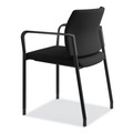 Office Chairs | HON HSGS6.F.B.CU10.CBK 23.25 in. x 22.25 in. x 32 in. Accommodate Series Guest Chair with Fixed Arms - Black/Charblack  (2/Carton) image number 8