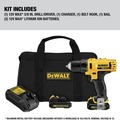 Drill Drivers | Dewalt DCD710S2 12V MAX Lithium-Ion Cordless 3/8 in. Drill/Driver Kit (1.5 Ah) image number 1
