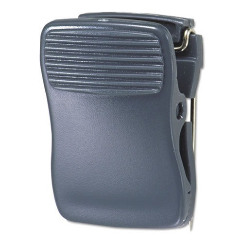  | Universal UNV08221 40 Sheets Capacity, Deluxe Recycled Cubicle Clips - Charcoal (24/Pack) image number 0