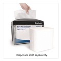 Paper Towels and Napkins | Boardwalk BWK6000INTW 6.3 in. x 8.5 in. 1-Ply Interfold Napkins - White (12/Carton) image number 4