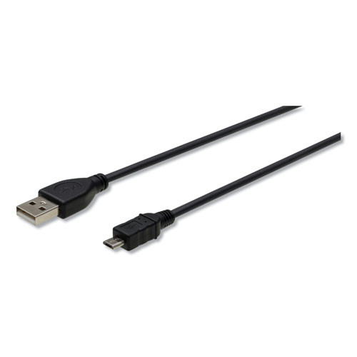 Office Electronics & Batteries | Innovera IVR30013 10 ft. USB to Micro USB Cable - Black image number 0