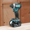 Combo Kits | Makita XT295PT 18V X2 LXT Brushless Lithium-Ion 3 Speed Cordless Impact Driver and 7-1/4 in. Circular Saw Combo Kit with 2 Batteries (5 Ah) image number 7