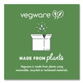 Bowls and Plates | Vegware VW-P016NFA 6 in. Diameter Nourish Molded Compostable Fiber Plate Tableware - White (1000/Carton) image number 3
