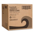 All-Purpose Cleaners | Boardwalk 053000-41ESSN 128 oz. Bottle All Purpose Cleaner - Lavender Scent (4/Carton) image number 3