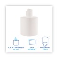  | Boardwalk BWK410321 7.6 in. x 8.9 in. 2 Ply Center-Pull Roll Towels - White (6/Carton) image number 2
