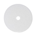 Floor Cleaners | Boardwalk BWK4021WHI 21 in. Diameter Buffing Floor Pads - White (5/Carton) image number 0