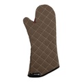 Food Service | San Jamar 800FG17 17 in. WebGuard Plus Fabric Bestguard Oven Mitt - Tan (1-Pair) image number 2