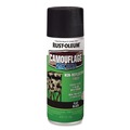 Office Jansan | Rust-Oleum 279179 12 oz. Aerosol Can Camouflage Spray Paint - Flat Black (6/Carton) image number 1