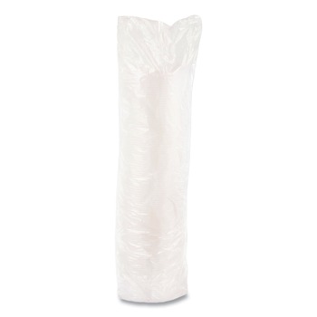 Dart Lift n' Lock Straw Slot 12 - 24 oz. Foam Cup Lids - Translucent (1000/Carton)